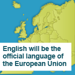 EU; English rather than German